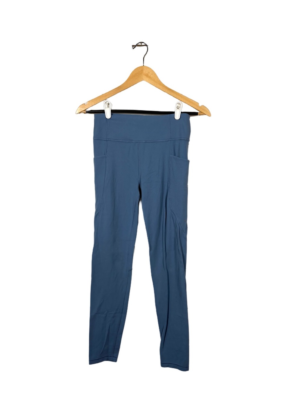 Athleta Girl Stash Your Treasures Leggings XXL 16 Blue High Rise Pockets